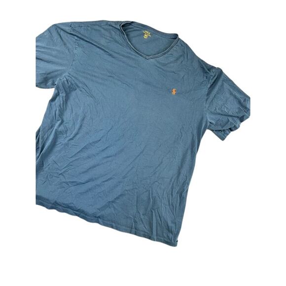 Men’s Polo Ralph Lauren 2XLT Blue V Neck Short Sleeve T Shirt Excellent - Picture 6 of 9